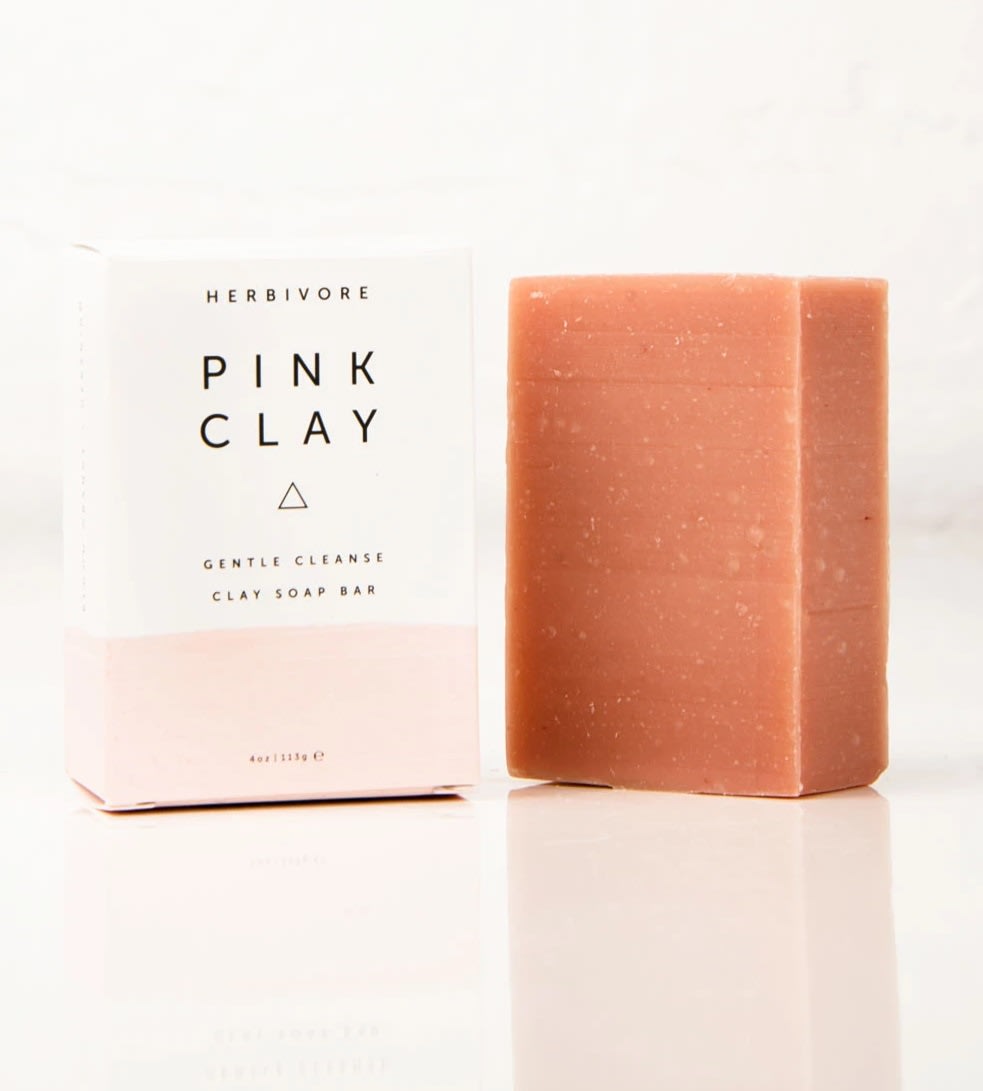 Best Herbivore Botanicals Pink Clay Gentle Cleanse Clay Soap Bar