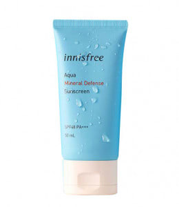 innisfree aqua mineral defense sunscreen review