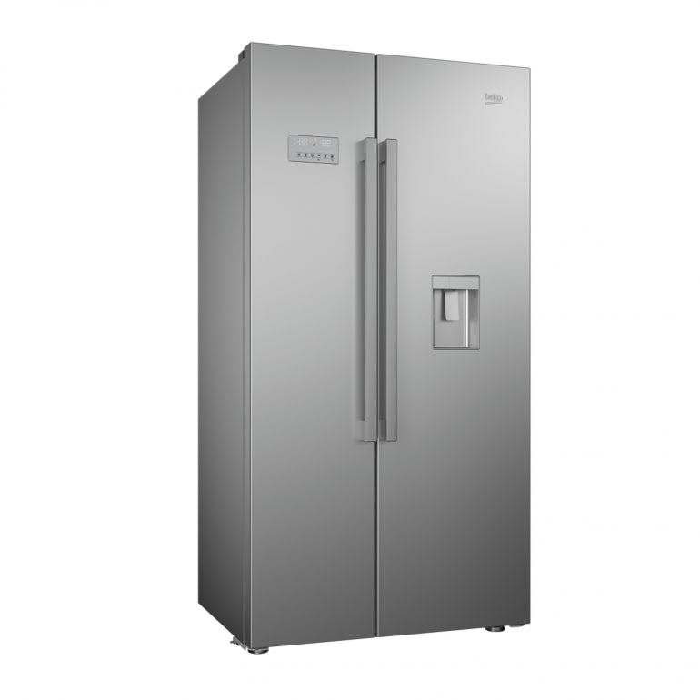 side by side fridge with water dispenser