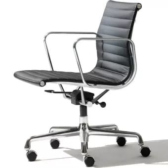 aluminum eames chair