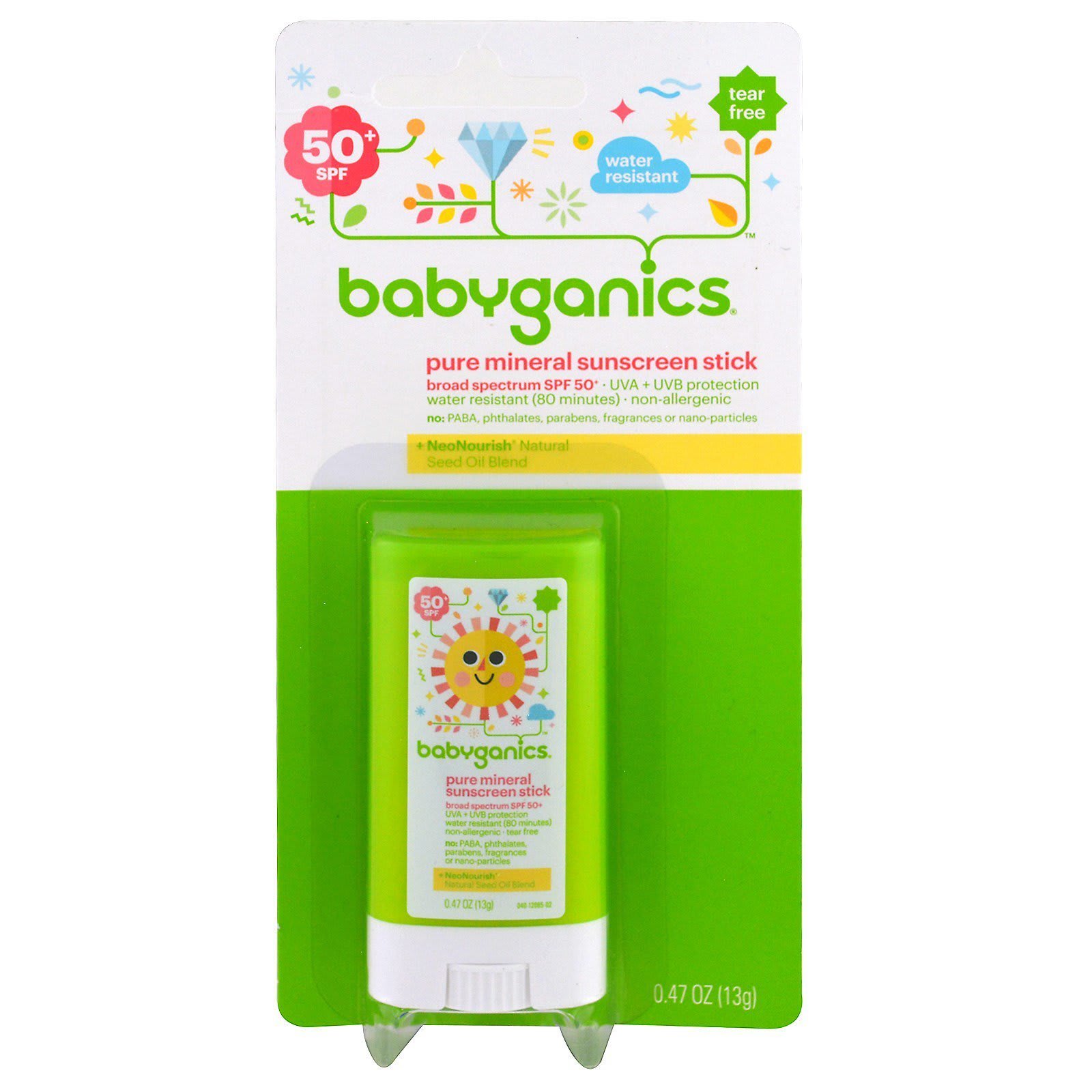 babyganics pure mineral sunscreen stick