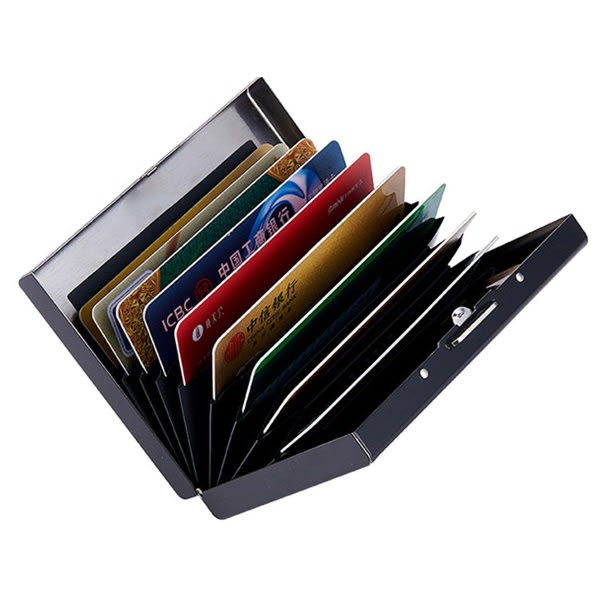 Best The 10 Cards Capacity Stainless Steel Card Holder Price & Reviews