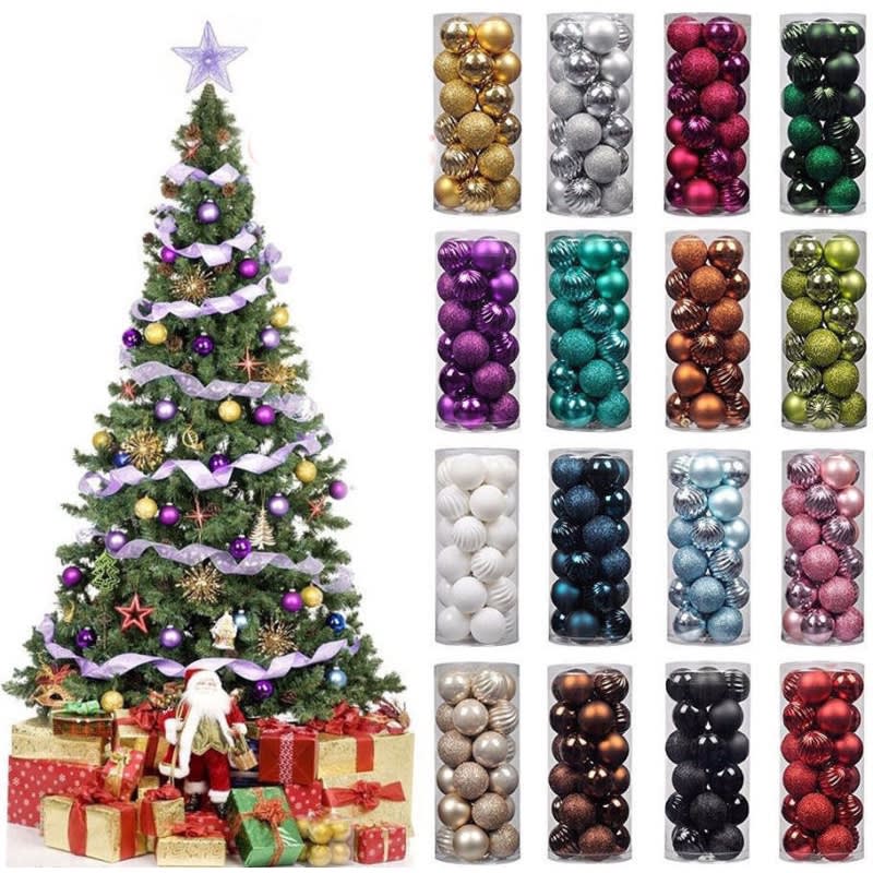 24PCs Lot Christmas Ball Ornaments-review-singapore