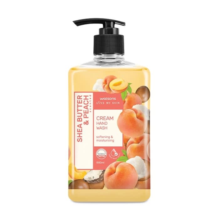 Watsons Shea Butter & Peach Scented Cream Hand Wash-review-thailand