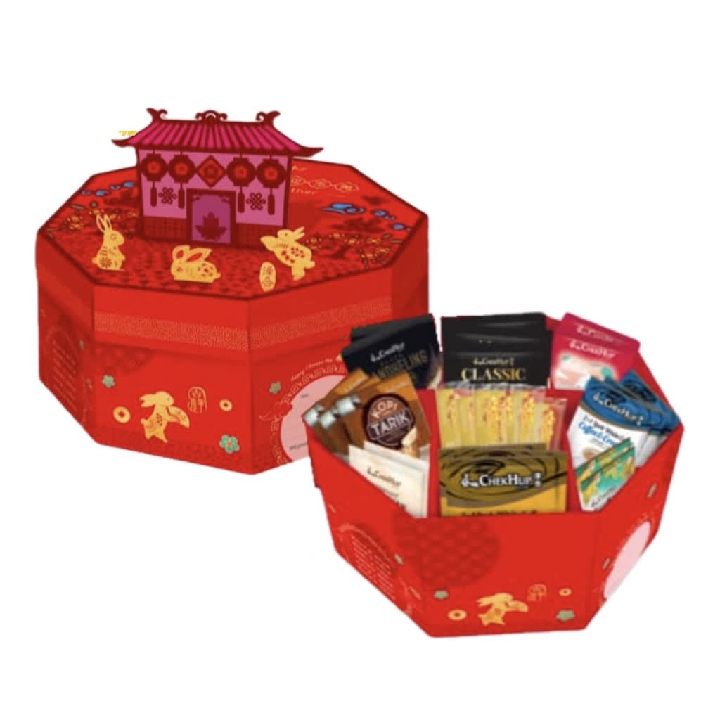 ChekHup Coffee 2023 Chinese New Year Octagon Gift Hamper-review-singapore