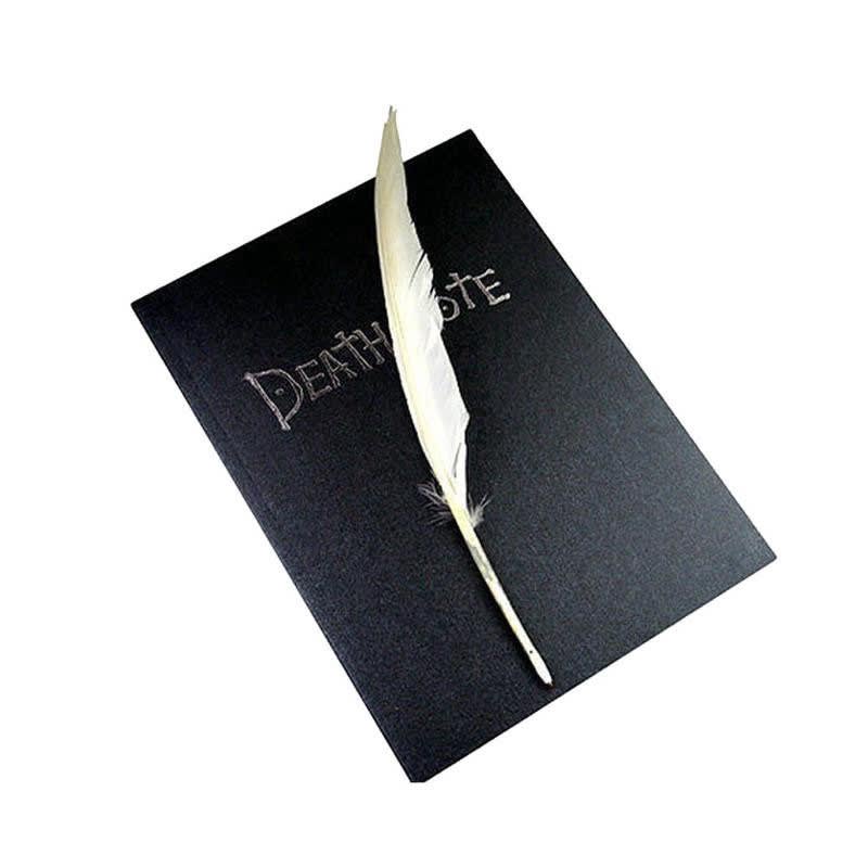 Feather Pen Necklace Pendant Death Note Pad-review-singapore