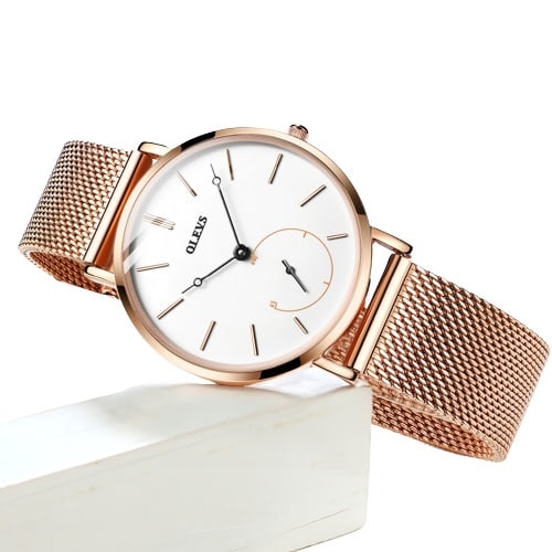 OLEVS Watch for Women Rose Gold Original-review-singapore