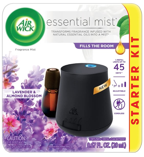 Air Wick Lavender and Almond Blossom Essential Mist Fragrance Diffuser Starter-review-singapore