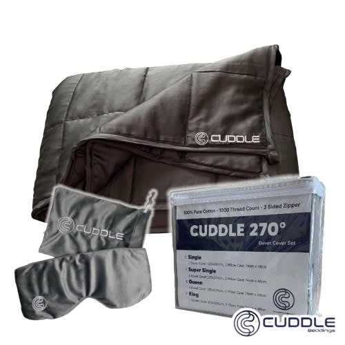 Best CUDDLE™ Deluxe Set Weighted Blanket Price & Reviews in Singapore 2024