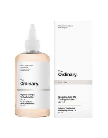 THE ORDINARY Glycolic Acid 7% Toning Solution (acc. To my research, many used this as deodorant)