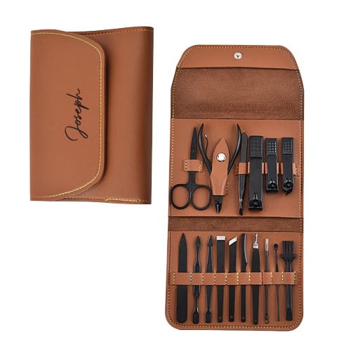 Personalized Leather Nail Clipper