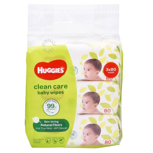 Huggies Clean Care Baby Wipes