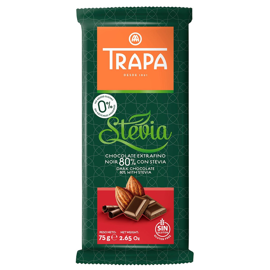 Trapa Sugar Free Dark Chocolate