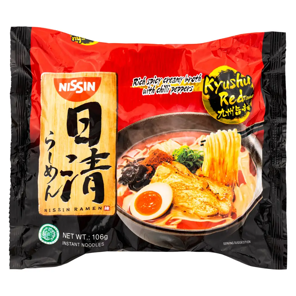 Nissin Japanese Ramen Kyushu Red Instant Noodles
