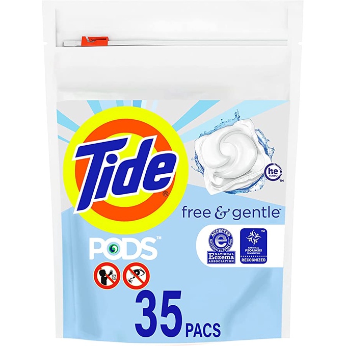 Best Tide Pods Free & Gentle Liquid Laundry Capsules Price & Reviews in ...