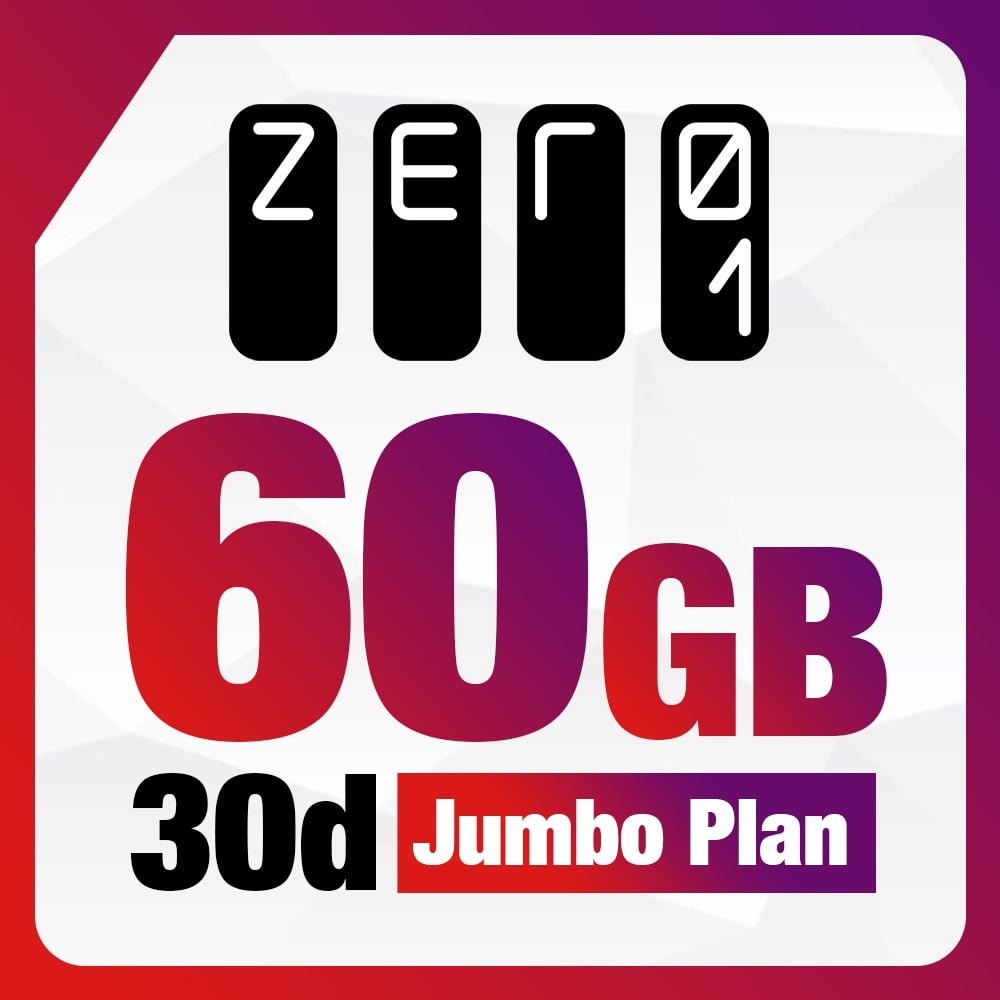 Zero1 60GB 30 Days Jumbo Plan