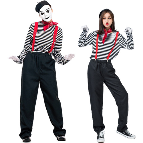 Mime Stage Couple Halloween Costume