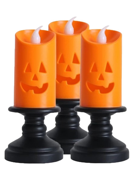 Halloween Candle Light Pumpkin Lamp
