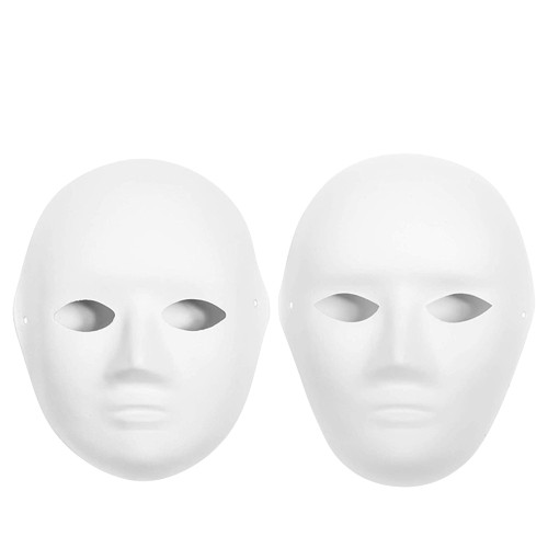 30 Packs Paper Mache Masks