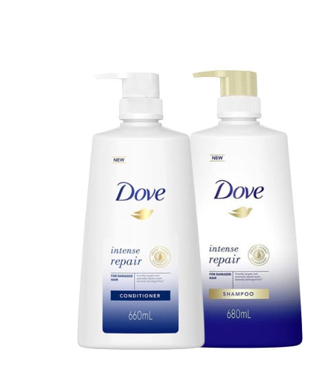 Dove Intense Repair Shampoo and Conditioner