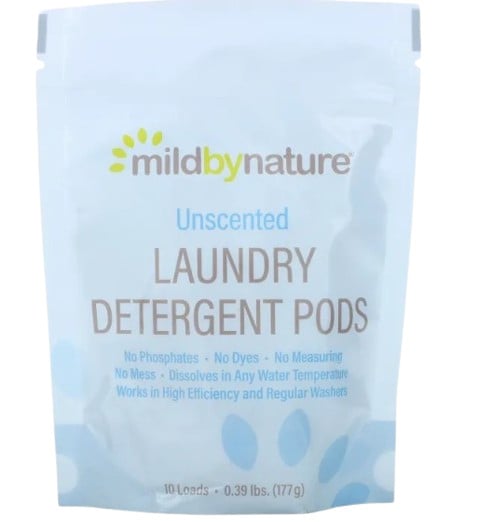 Mild By Nature Unscented Laundry Detergent Pods