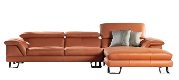 Cellini Korus L-shape Leather Sofa