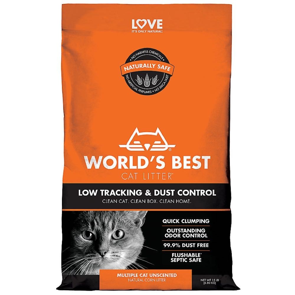 World's Best Low tracking & Dust Control Cat Litter