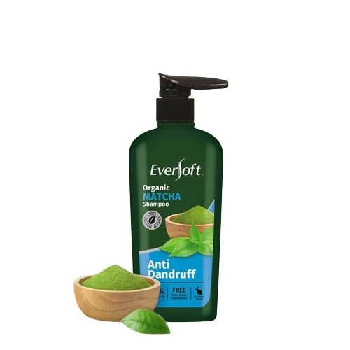 Eversoft Organic Matcha Anti-Dandruff Shampoo