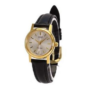 Casio classic hot sale leather watch