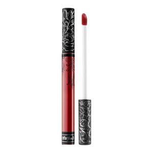 Long lasting dark red lipstick