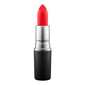 Orange red matte lipstick