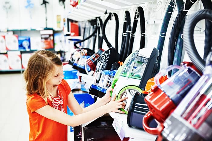 vacuum cleaner shopping