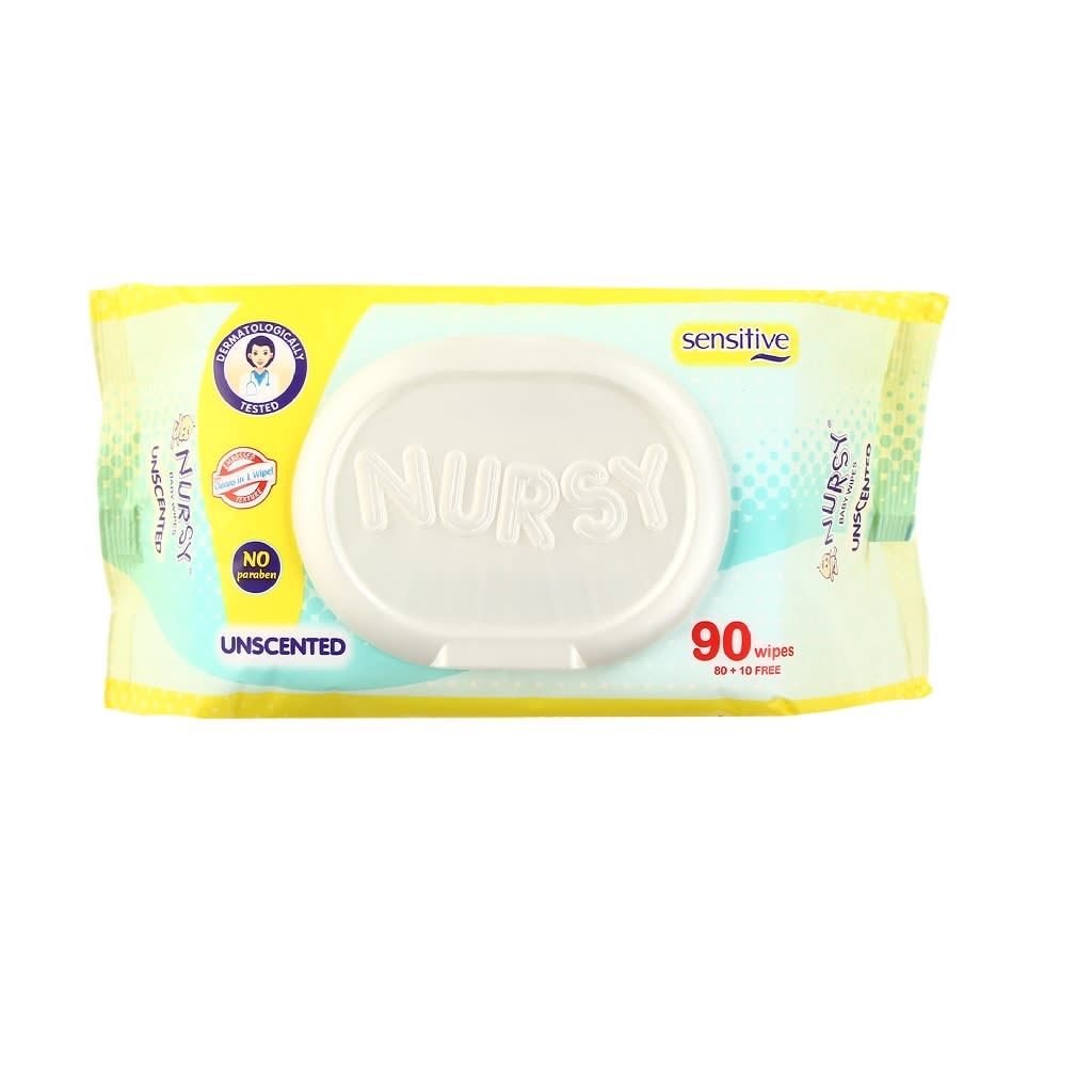 Nursy Baby Wipes Unscented