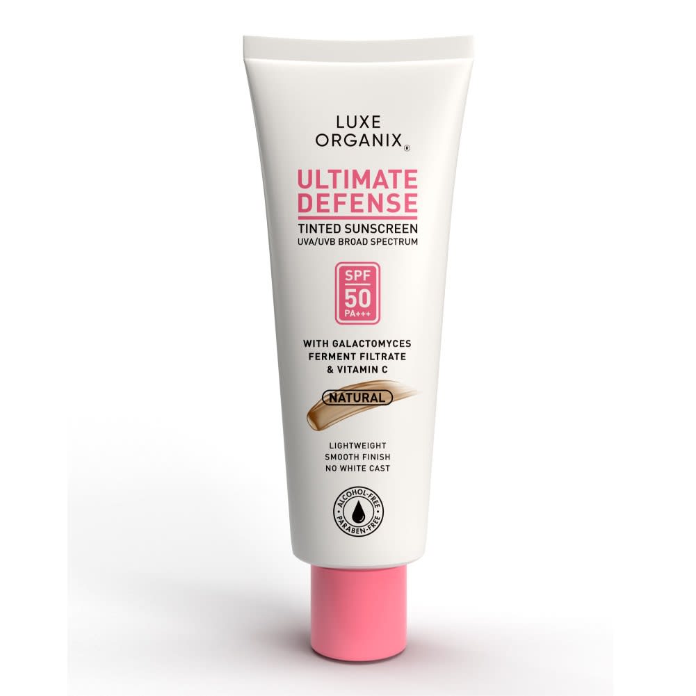 luxe organix ultimate defense tinted sunscreen review