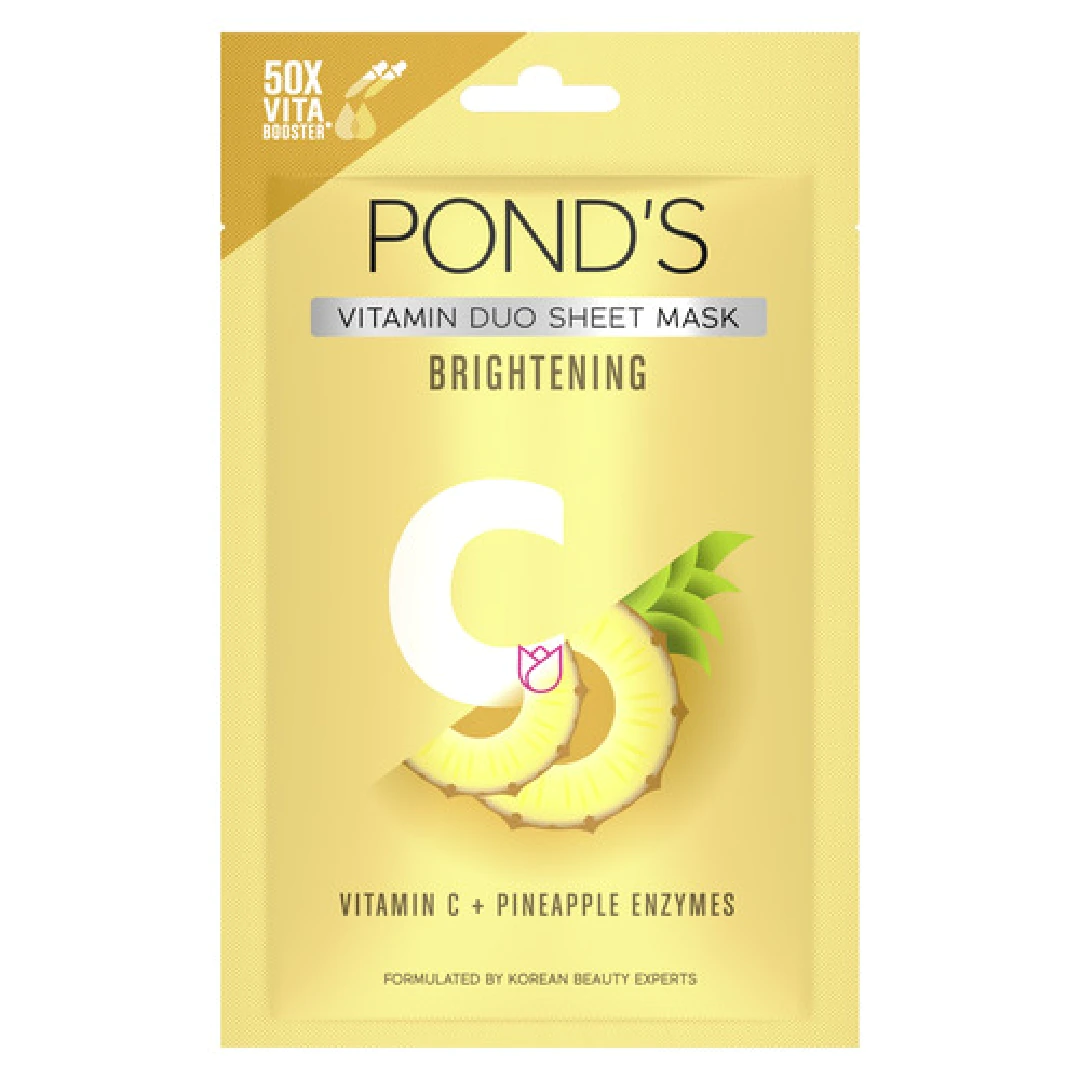 Pond’s Skin Brightening Sheet mask with Pineapple Enzymes_1