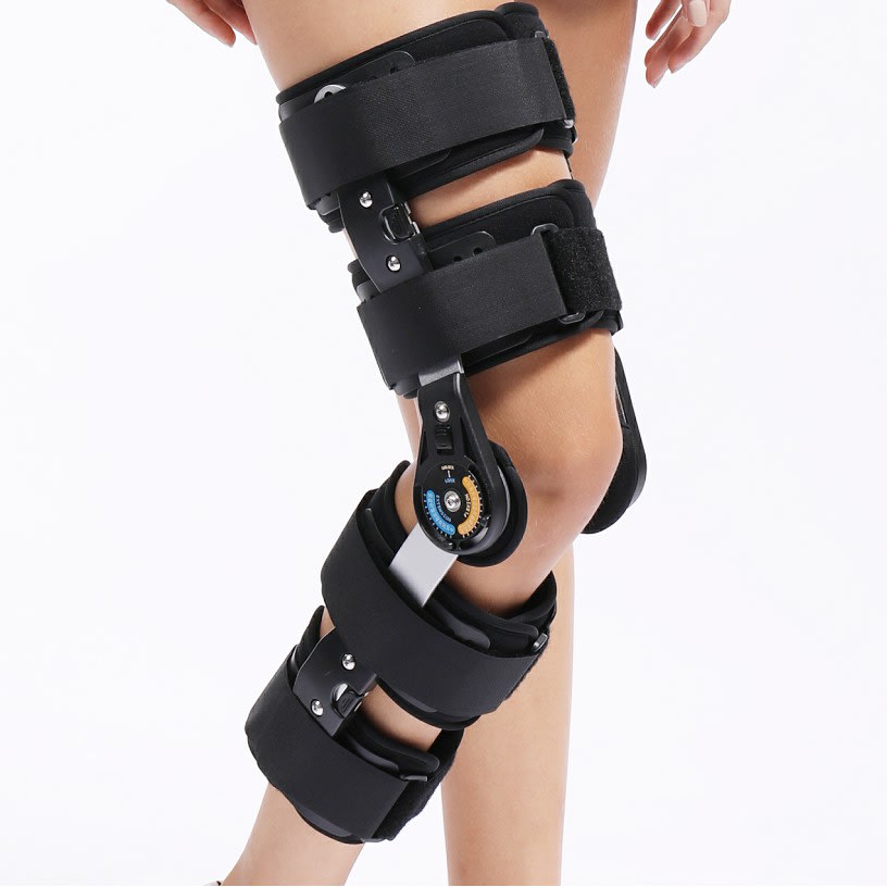 0-120 Degrees Adjustable Hinged Knee Leg Brace_1