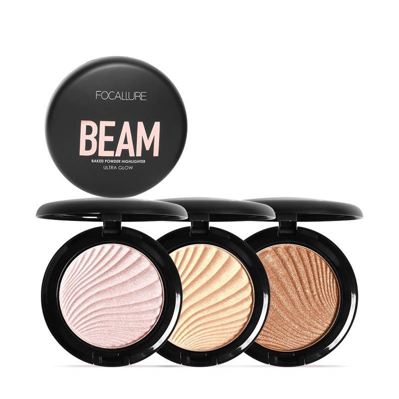 FOCALLURE Ultra Glow Beam Highlighter Makeup_1