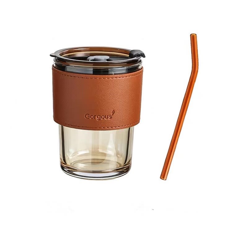 Best Northern Lights Bamboo Festival Straw Glass Cup with lid Price