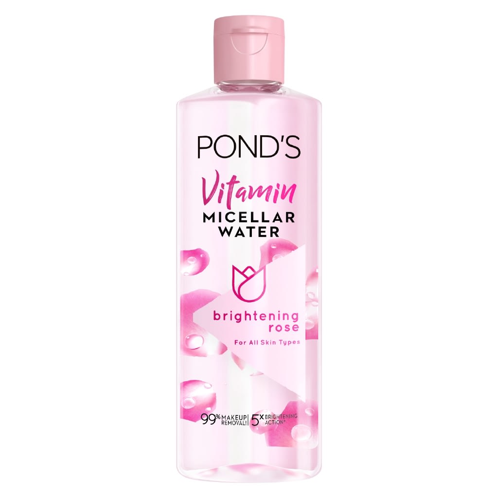 Pond’s Vitamin Micellar Water Brightening Rose Makeup Remover_1