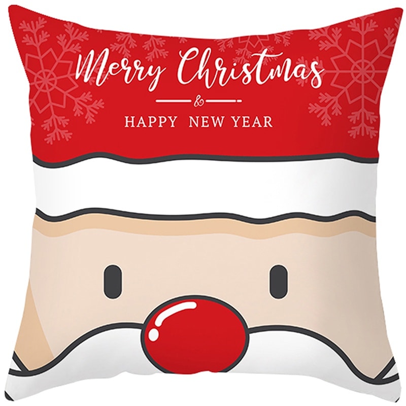Zerolife Pillowcase 45X45Cm Christmas Cushion Cover_1
