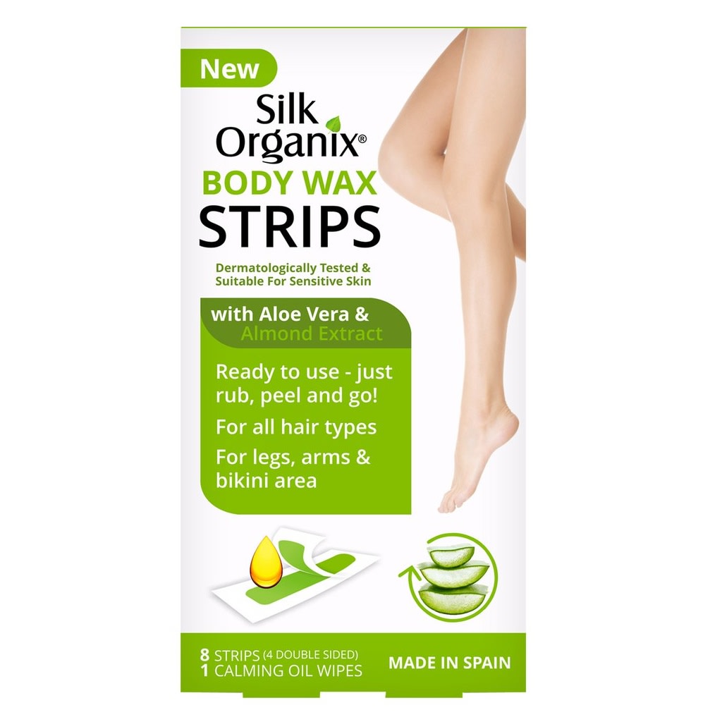 Silk Organix Body Wax Strips Aloe Vera-review