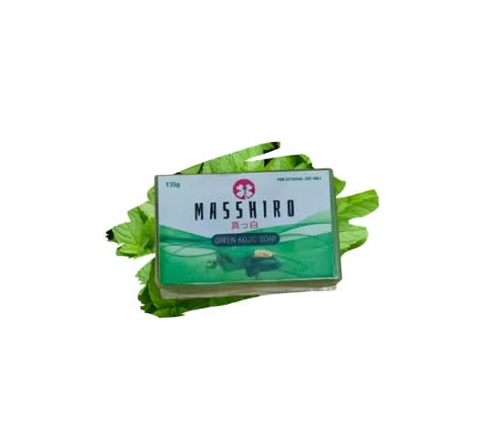 Masshiro Green Kojic Soap