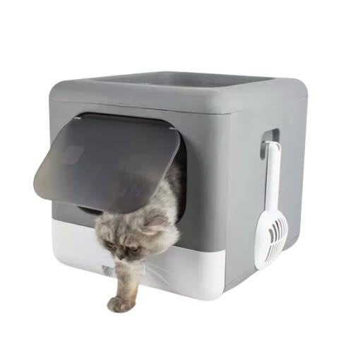 PETHOME Foldable Cat Litter Box