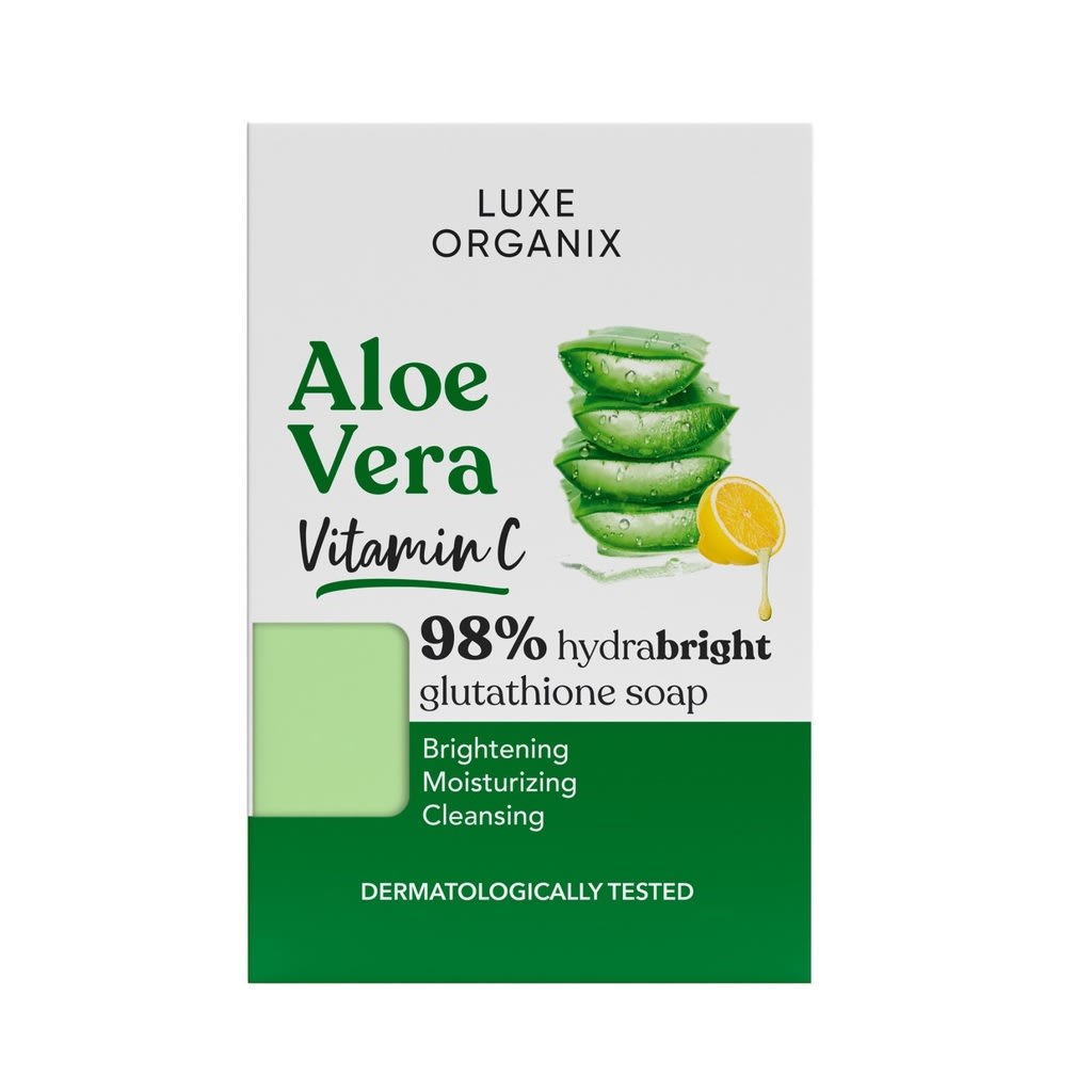 Luxe Organix Aloe Vera with Vitamin C and Glutathione Organic Soap
