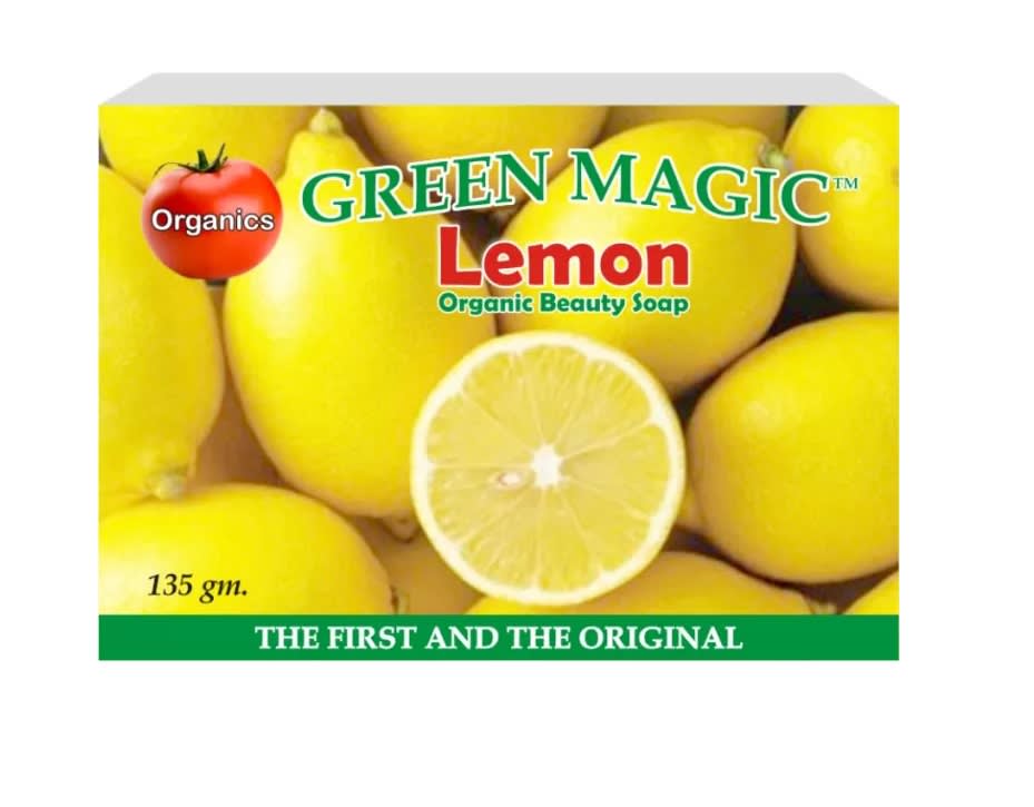 Green Magic Lemon Handmade Body Organic Soap