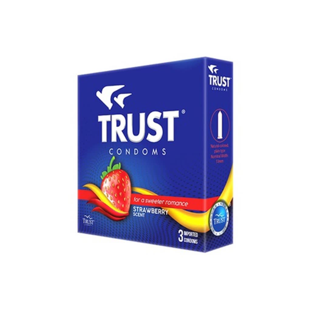 Trust Strawberry Scent Condom