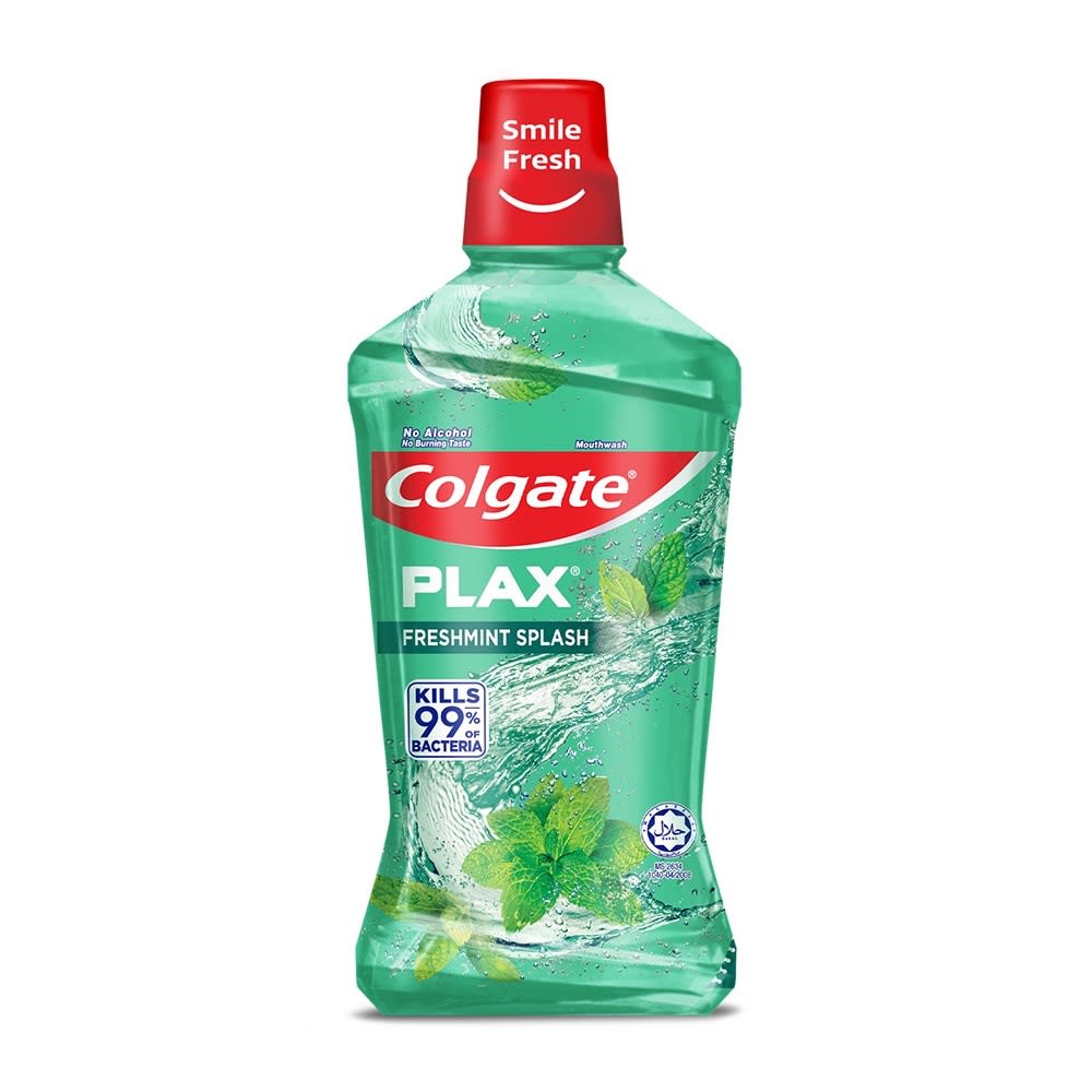 Colgate Plax Antibacterial Mouthwash Freshmint Splash 1L