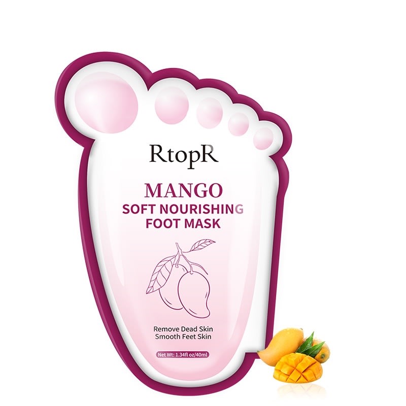 RtopR Mango Exfoliating Peel Foot Mask