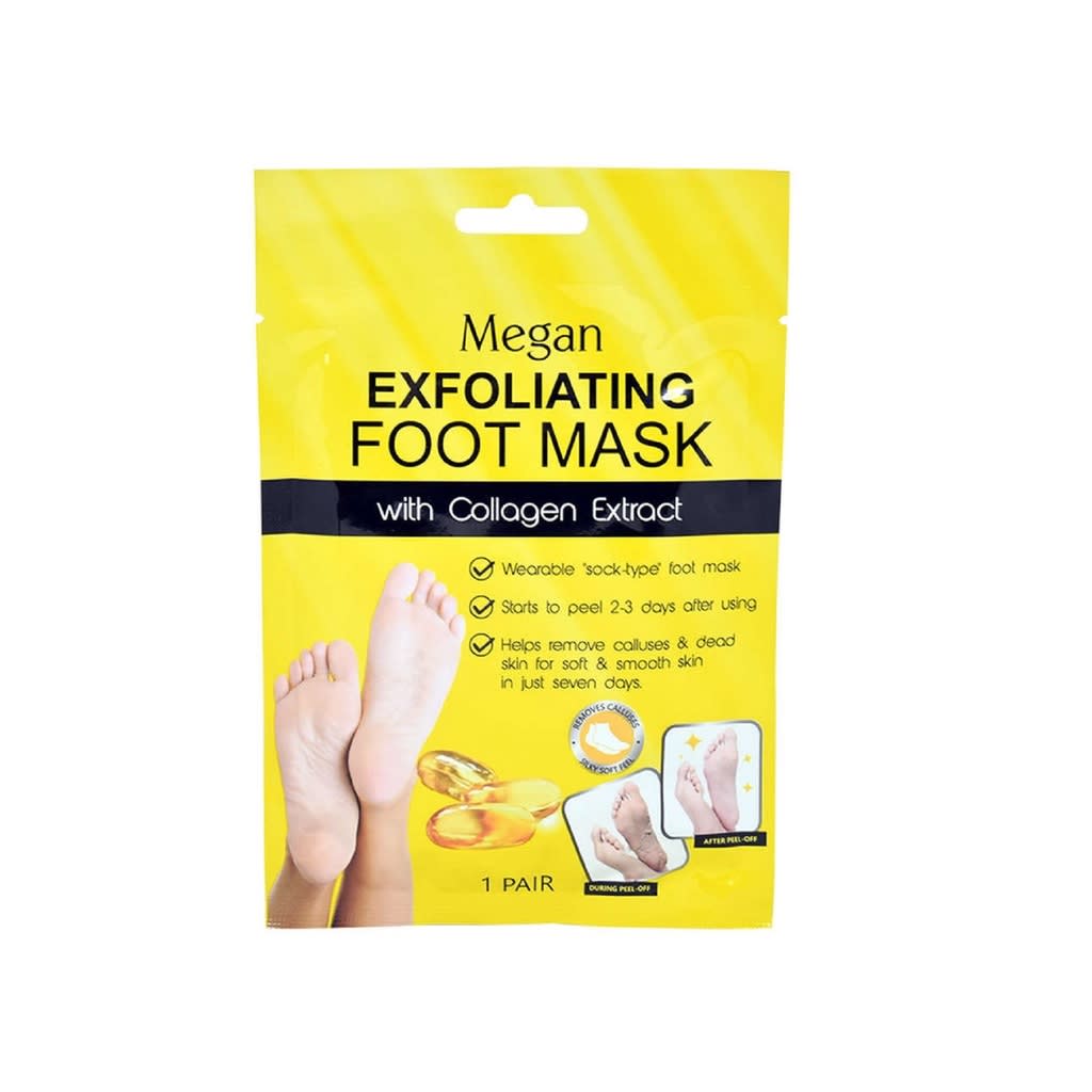 Megan Exfoliating Foot Mask with Collagen