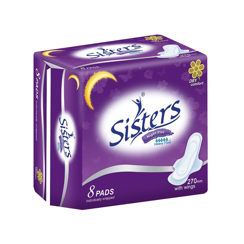 Sisters Slim Night Use Sanitary Napkin